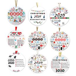 Grinch Christmas Ornament 2020 Engraved Wood 2020 Events Rustic Christmas Ornaments for 2020 Ornaments For Christmas Tree Decorations YI898