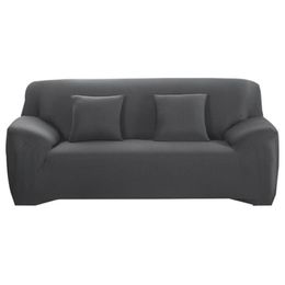 Elasticity Sofa Cover for Living Room Non-slip Couch Slipcover Universal Spandex Solid Color Stretch Sofa Covers 1/2/3/4 Seater 201119