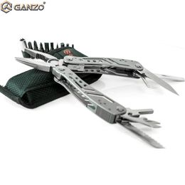 Ganzo 3028 Multi Pliers Pocket EDC Camping Tool hunting tool pliers for hunting Screwdriver Kit Portable plier knife tool Y200321