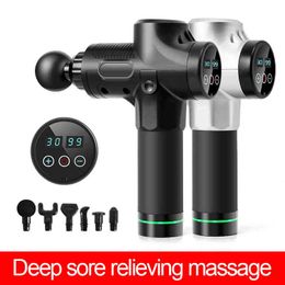 Deep Tissue Percussion Body Electric Massagers Therapy Gun for Fitness Muscle Massage Gun Relax for Back Massage Body Slimming H1224