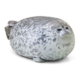 뚱뚱한 물개 베개 30 / 40 / 60cm 부드러운 코튼 소프트 귀여운 바다 동물 봉제 장난감 해양 베개 LJ200914