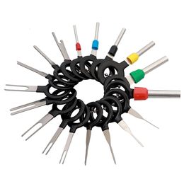 electrical wire terminal connectors Australia - 18Pcs Automotive Plug Terminal Remove Tool Set Key Pin Car Electrical Wire Crimp Connector Extractor Kit Accessories