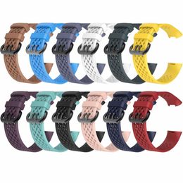 Replacement Band For Fitbit Charge 3 Strap Silicone Band For Fitbit Charge 4 Breathable Watch Strap For Fitbit Charge 4/3 Band