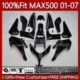 Injection Mould For YAMAHA T-MAX500 TMAX-500 MAX-500 109No.10 TMAX MAX Glossy black 500 TMAX500 T MAX500 01 02 03 04 05 06 07 XP500 2001 2002 2003 2004 2005 2006 2007 Fairing