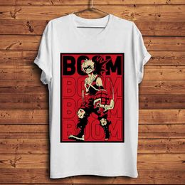 Katsuki Bakugo funny anime tshirt men summer white short sleeve homme casual t shirt unisex manga My Hero Academia streetwear G1222