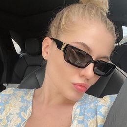 Sunglasses Vintage Rectangle Cat Eye Women Travel Sun Glasses Female Fashion Retro Square Driver