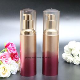 40ML gradient color plastic airless pump bottle for serum/lotion/emulsion/whitening liquid essence skin care cosmetic packing