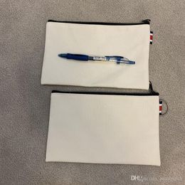 12x20cm High quality canvas zipper Pencil cases pen pouches cotton cosmetic Bags makeup bags Mobile phone clutch bag LX8999