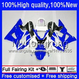 Kit For HONDA CBR 929RR 900 929 RR Blue white 00 01 2000 2001 50HM.144 CBR900 RR CBR 900RR 929CC CBR900RR CBR929RR CBR929 RR 00 01 Fairing