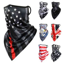 Printing Style Outdoor Scarf Mask Variety Turban Magic Scarves Face Mesh Headband Skull Neck Bandanas Men Women Riding Mask Y1229