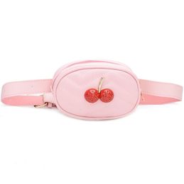 2020 new children's coin purse bag European and American fashion PU leather small Fanny pack girls candy color concave shape satchel 5colors