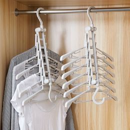 Wonderlife Creative multi-layer folding hanger multi-purpose coat trousers save space wardrobe storage 201219