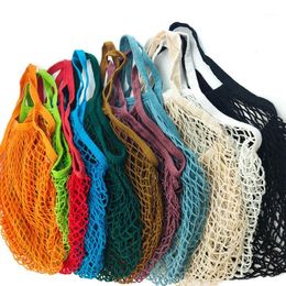 100% Brand And High Quality Material: Cloth Color: Show In Picture Mesh Bag Length : 40cm Width: 32cm Handle Len Storage Bags