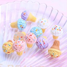 Craft Tools Girl's cone cream glue DIY homemade mobile phone shell material sugar ice creams food and play resin accessories