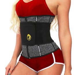 LANFEI Plus Size Women Body Shaper Slimming Belt Waist Trainer Corset Tummy Control Fat Burning Strap Neoprene Sauna Sweat Suit LJ201210