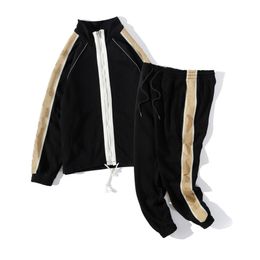 Man Clothes Tracksuits Mens Suit Spring Autumn Long Sleeved Fall Tracksuit Jogging Jackets+pants Sportswear Hooded