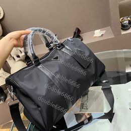 High quality Black Nylon Travel Bag Men Duffel Bags Triple Mens Handle Luggage Gentleman Business Tote Handbags with Shoulder Strap size 43*25*16 cm