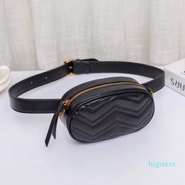 Designer- Fashion Women Waist Bags Leather Handbags Heart Style Fanny Packs Crossbody Handbag Women's Belt Chest Wallet Purses Coin Case