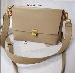 Fashional shoulder bags Women casual crossbody soft real leather outside large volume 24cm Flaps versatile bags best prices