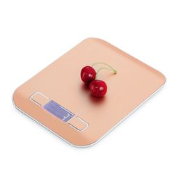Digital Weighing Scale 10kg/5Kg Stainless Steel Kitchen Scale Food Diet Postal Balance Measuring Tool LCD Electronic Scales 201211