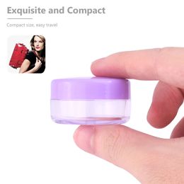 Plastic Container 20g Wax Oil Container Jars Empty Travel Mini Jar Case Small Cosmetic Pot With Lid Face Cream Lip Balm Jars GGE1720