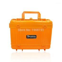 Оптом - водонепроницаемый жесткий чехол с пеной для камеры видеооборудование для переноски чехол черный оранжевый ABS пластиковый герметичный защитный портативный инструмент Box1