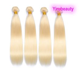 Malaysian Blonde 10 Bundles 100% Virgin Human Hair Extensions 613 Colour Silky Straight Double Wefts 10 Pieces/lot Wholesale