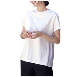 Plus Size Loose Tshirt Women Short Sleeve O-neck Pleated Ruffle Tops Tee T-shirt Femme Top Women Mujer Black White T Shirt