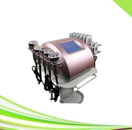 spa salon clinic 6 in 1 ultrasonic cavitation rf fat burning slimming cavitation machine