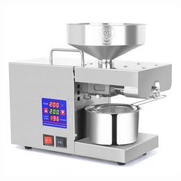 Automatic Household Oil Press,Hot Cold Temperature Control Oil Extraction Machine