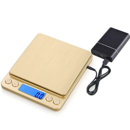 Mini Digital Scale 3000g 3kg/2kg/1kg 0.1g Accuracy Backlight Electric Pocket Weight For Kitchen food Measuring Tools Libra 201117