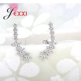 Stud 925 Sterling Silver Design Fashion Earrings CZ Women Wedding Dance Party Accessaries High Quality Top Sale1