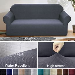 Granbest Premium Water Repellent Sofa Cover High Stretch Couch Slipcover Super Soft Fabric Couch Cover 201119