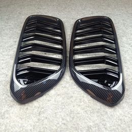 2 Colours Pair Top Quality ABS Mesh Grille For BMW 6 Series GT G32 Double Slat Front Air Intake Grilles