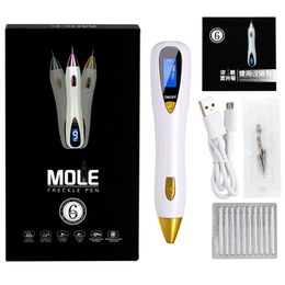 Portable LCD Skin Care Tool Kits Spot Tattoo Freckle Removal Machine Mole Dot Removing Laser Plasma Pen Beauty Care