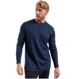 Mens 100% Merino Wool T Shirt Thermal Men's Base Layer Men Merino Wool Shirt Running Wicking Breathable Anti-Odor USA Size S-XXL H1223