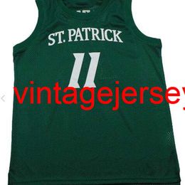 Custom stitch Kyrie Irving St. Patrick High School Basketball Jersey XXS-6xl