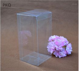 Gift Wrap 50Pcs 7 Sizes Rectangle Plastic Box Transparent Packaging Boxes PVC Clear Display Crafts/Jewelry Packing1