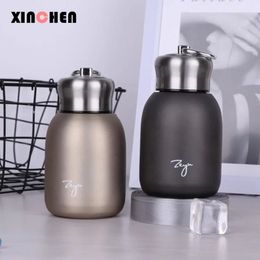 300ML Portable Thermos Tea Vacuum Flask with Filter Stainless Steel Thermal Cup Coffee Mug Water Bottle Travel Water Bottle New LJ201218