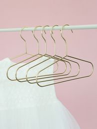 5pcs Nordic Gold Iron Mini Hangers Wall Hook Storage Rack Home Organizer Decoration Accessories For Baby Kid Clothes Dress Towel 201111