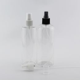 Empty Plastic Tranparent Spray Pump Bottles 300ml / 400ml Refillable PET Containers For Cosmetics Clear Bottle With Mist Sprayer