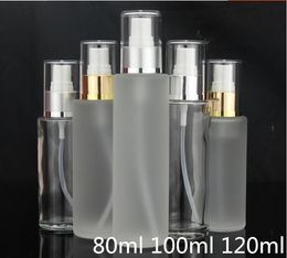 10 pcs Free Shipping 100 ml Empty Glass Spray Perfume Bottles New Style Parfume Cosmetic Water Pack Containers