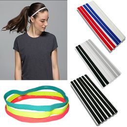 Sports Elastic Headband Softball Rubber Plastic Silicone Hair Band Bandage On Head Gum For Hair LJ200903