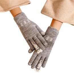 2020 Winter New Style Touch Screen High Quality Gloves Ladies Driving Gloves Cute Fashion Warm Promotion Couple