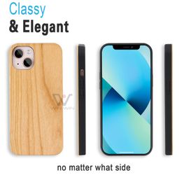 Popular High Quality Thin And Durable Mobile Phone Bags & Cases Wooden Blank Cover For iPhone 11 Pro 12 ProMax 13