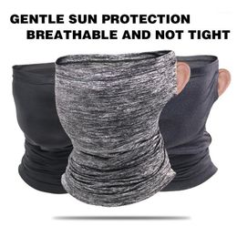 Cycling Caps & Masks Outdoor Sun Protection Ice Silk Face Towel Sunscreen Breathable Not Stuffy Quick-Drying Fabric Moisture Wicking Riding