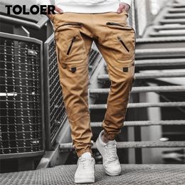 Streetwear Joggers Pants Men Hip hop Loose Harem Pants Male Ankle Length Trousers Sport Autumn Casual Bodybuilding Sweatpants 201110