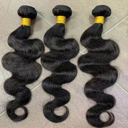 Black Friday Cheap processed burmese body wave straight hair 3pcs/lot virgin human hair extensions