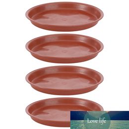 10pcs Flowerpot Drip Tray Plant Pot Saucer for Fleshiness Planter Garden Balcony - Type 160 (Red)