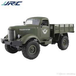 JJRC Q61 Remote Control 1/16 6WD Off-road Military Truck Toy, Metal C girder, Inclined Plane Differential,LED Lights,Kid Christmas Gift,USEU